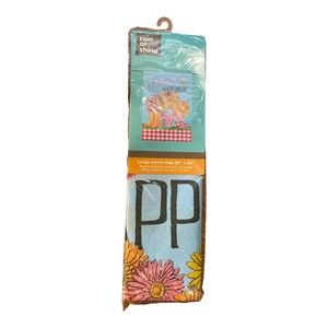 Rain or Shine Large Porch Yard Garden Flag 28" X 40" Plant Happiness 4952262